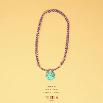 Collier Baba avec symbole égyptien la Fleur