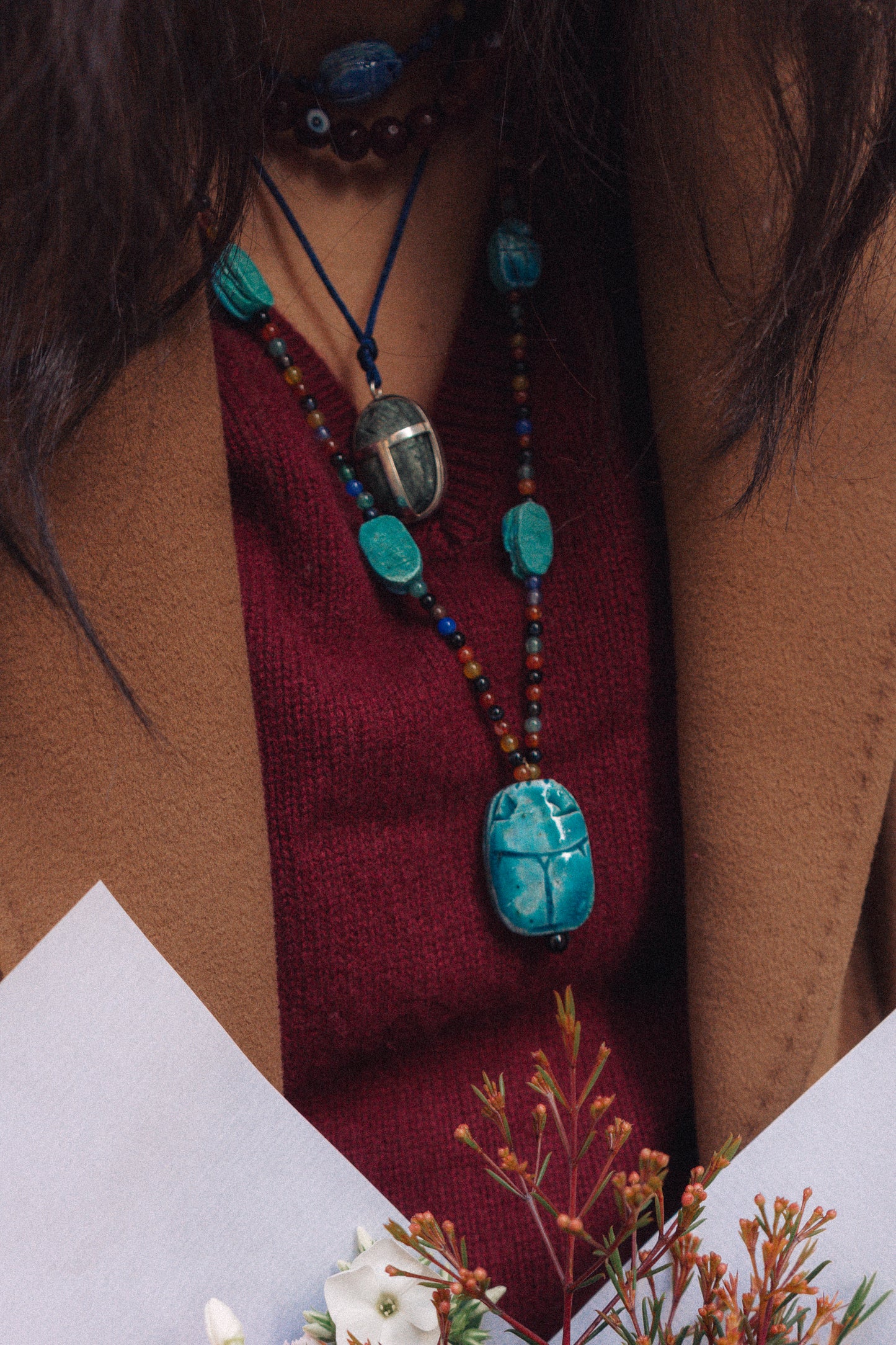 The Multi-Colored Striped Beetle